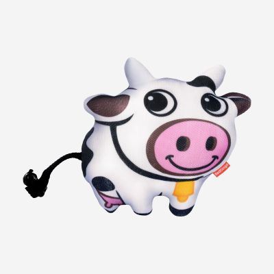 DURABLES Flat Toy Cow White
