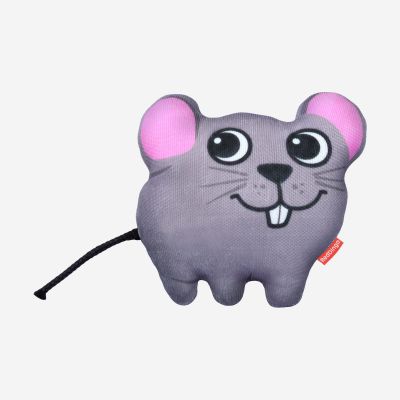DURABLES Flat Toy Mouse Grey